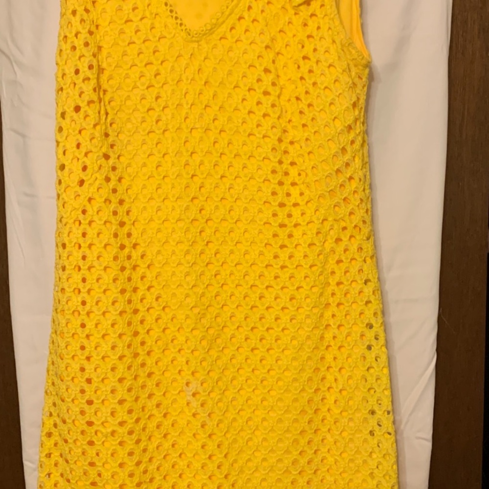 Sharagano Sunny Yellow Kids Dress